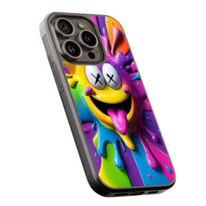 Θήκη iPhone “Crazy Smiley Splash”