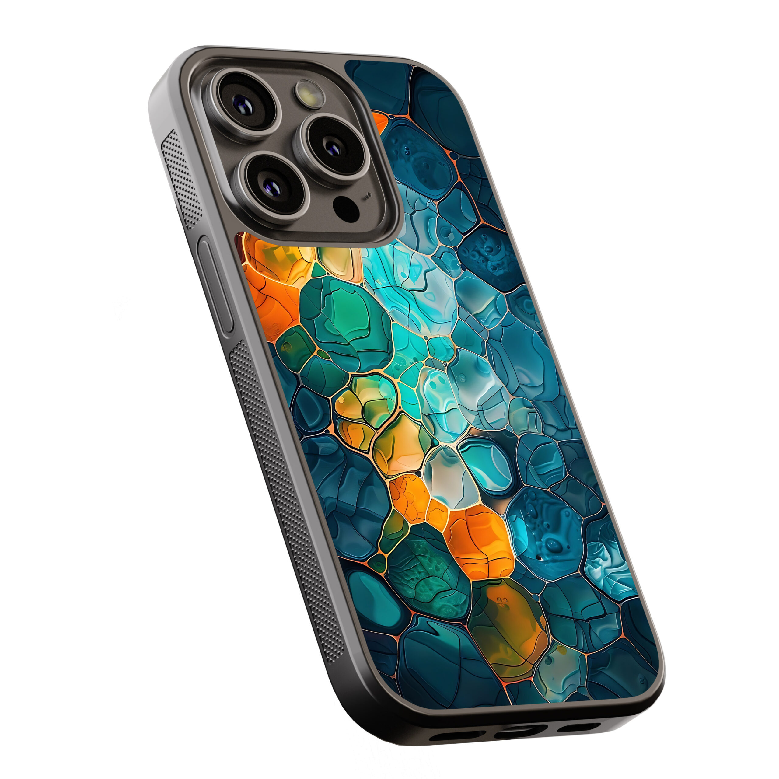 Θήκη iPhone “Aqua Crystal Flow”