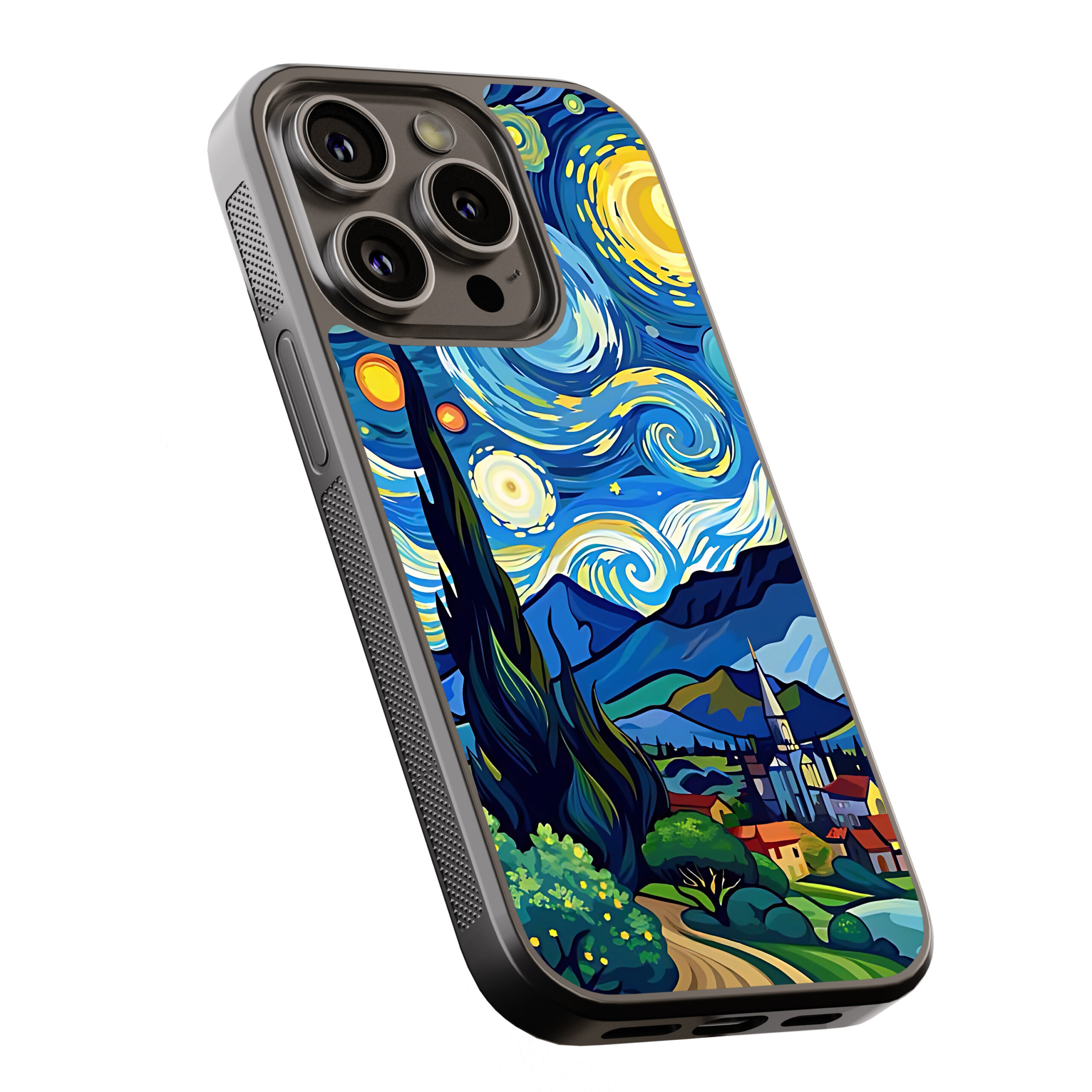 Θήκη iPhone “Starry Night Village”