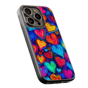 Θήκη iPhone “Neon Hearts