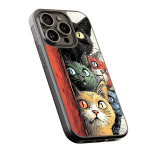 Θήκη iPhone “Colorful Cats”