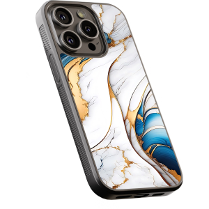 Θήκη iPhone “Blue Marble Gold”