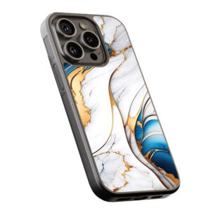Θήκη iPhone “Blue Marble Gold”