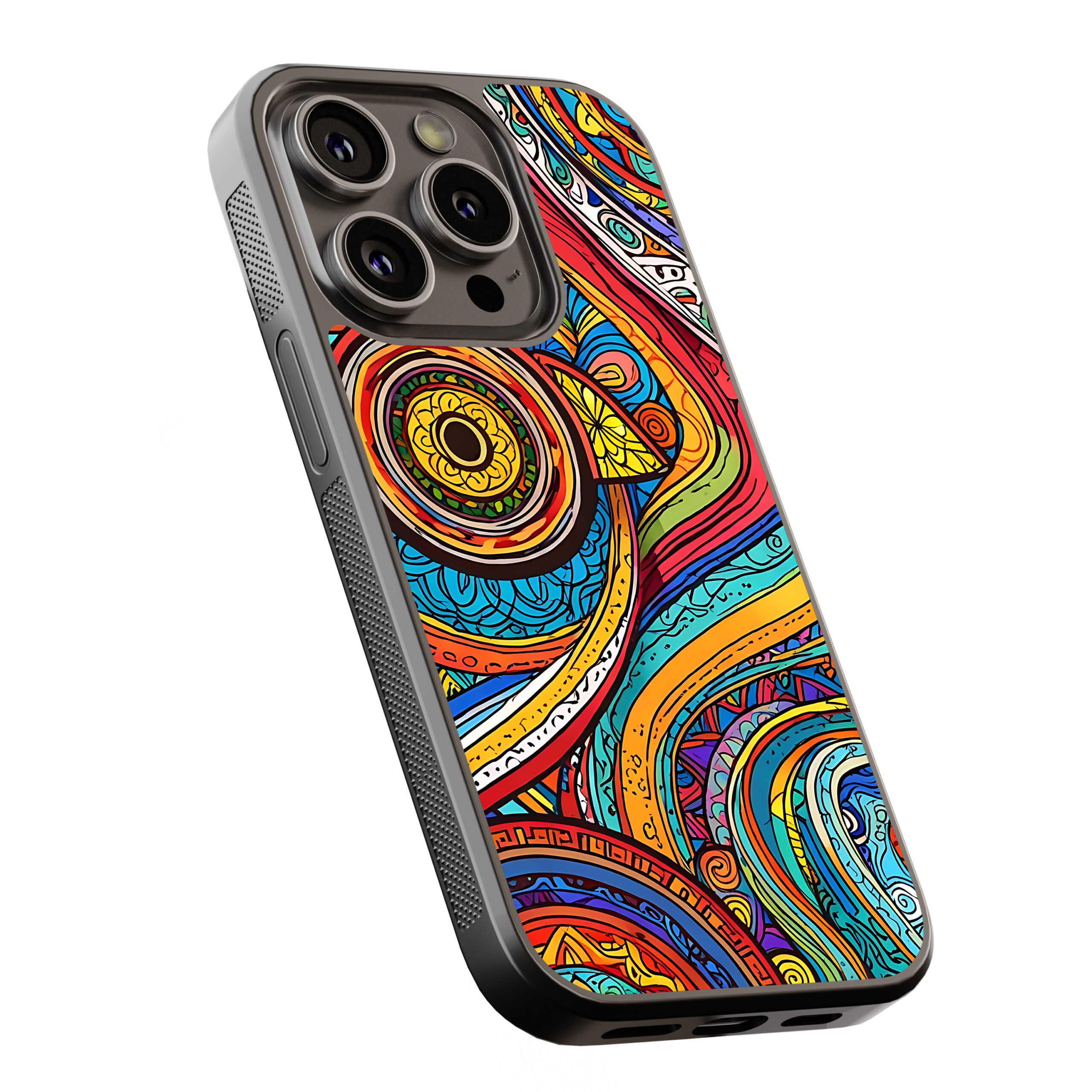 Θήκη iPhone “Color Mandala Swirl”