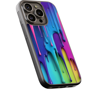 Θήκη iPhone “Neon Paint Drip”