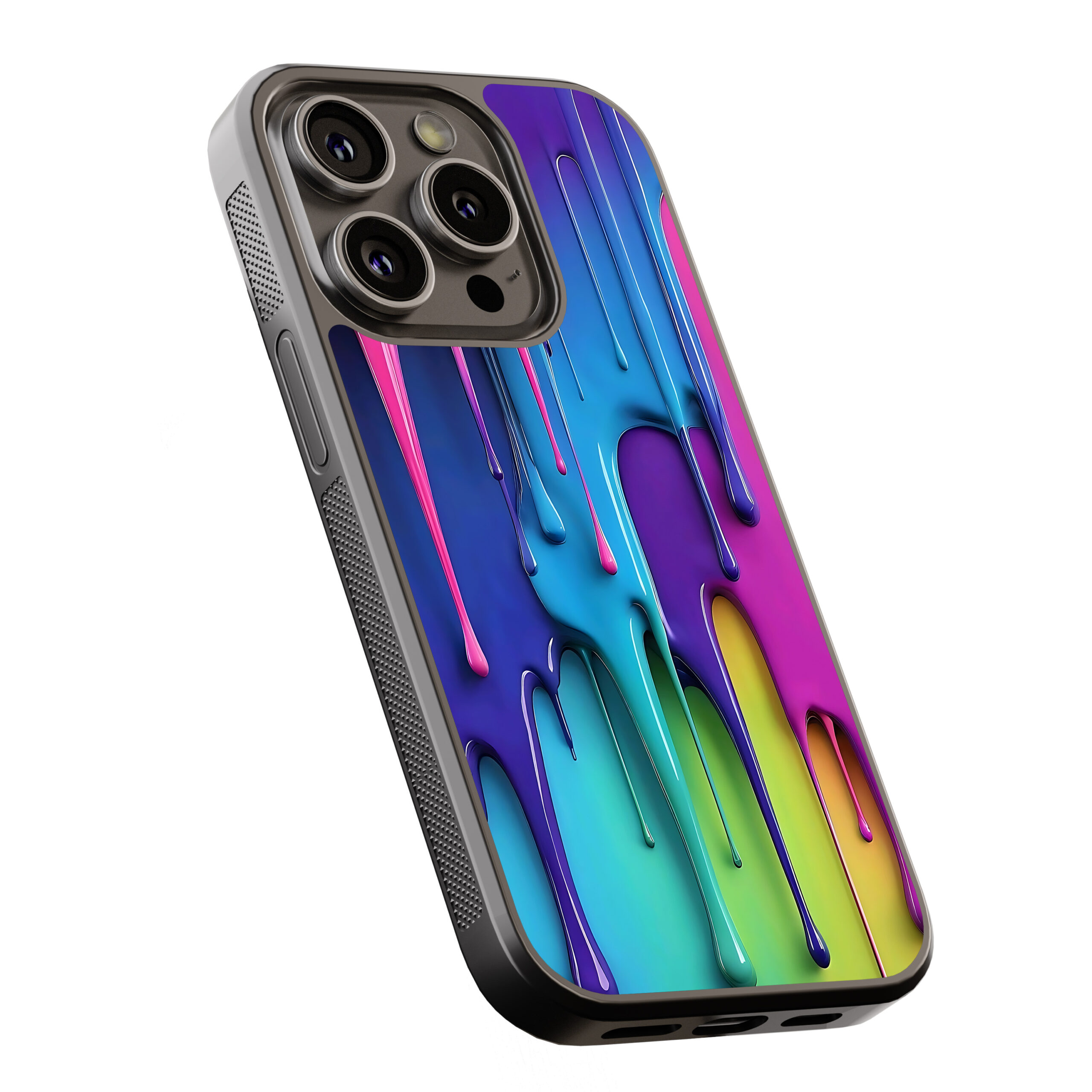 Θήκη iPhone “Neon Paint Drip”