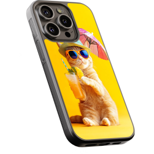 Θήκη iPhone “Summer Cat Cocktail”
