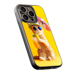 Θήκη iPhone “Summer Cat Cocktail”