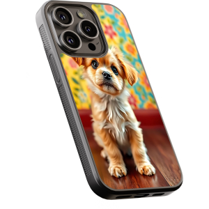Θήκη iPhone “Colorful Puppy”