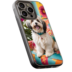 Θήκη iPhone “Happy Flower Dog”