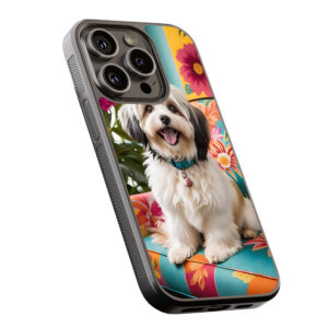 Θήκη iPhone “Happy Flower Dog”