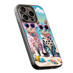 Θήκη iPhone “Cool Cats Beach”