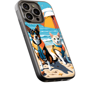 Θήκη iPhone “Beach Pets”