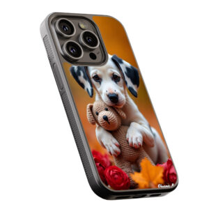 Θήκη iPhone “Cute Puppy & Teddy”
