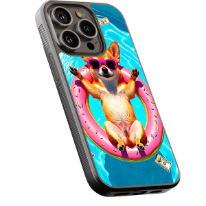 Θήκη iPhone “Pool Party Dog”