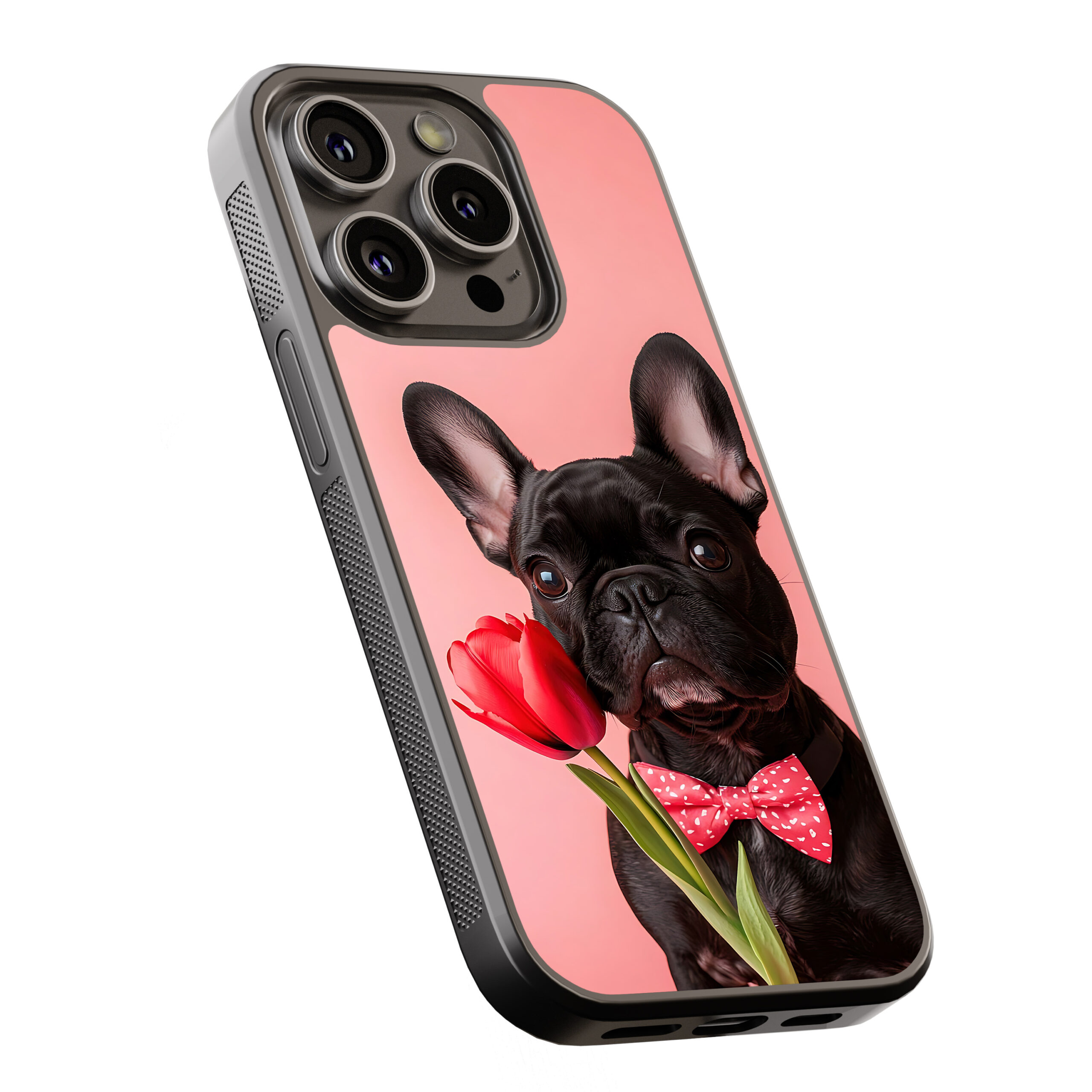 Θήκη iPhone “Frenchie Love Flower”