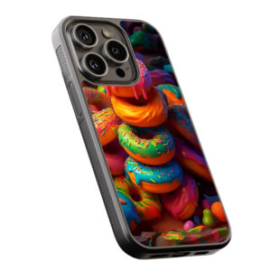 Θήκη iPhone “Color Drip Donuts”