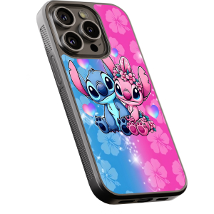 Θήκη iPhone “Stitch & Angel Love”