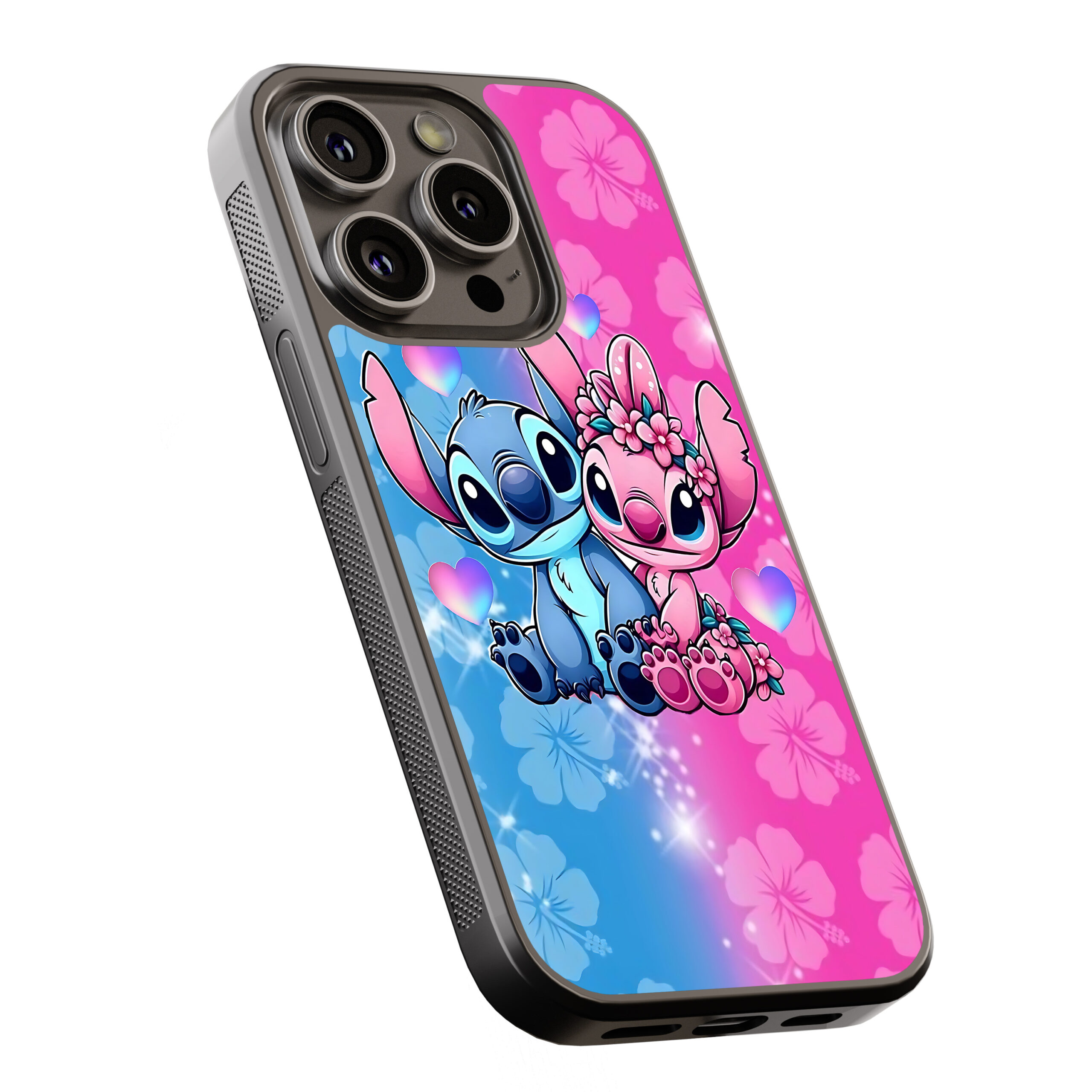 Θήκη iPhone “Stitch & Angel Love”