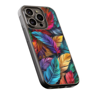 Θήκη iPhone “Colorful Feathers”
