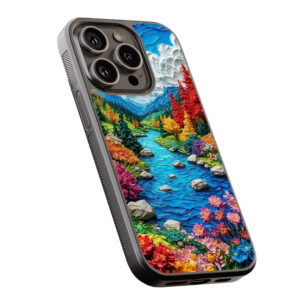 Θήκη iPhone “Colorful River Landscape”