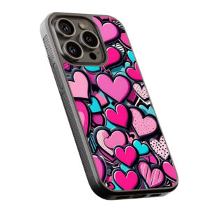Θήκη iPhone “Pink Hearts Pop”