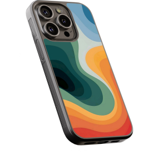 Θήκη iPhone “Retro Color Waves”