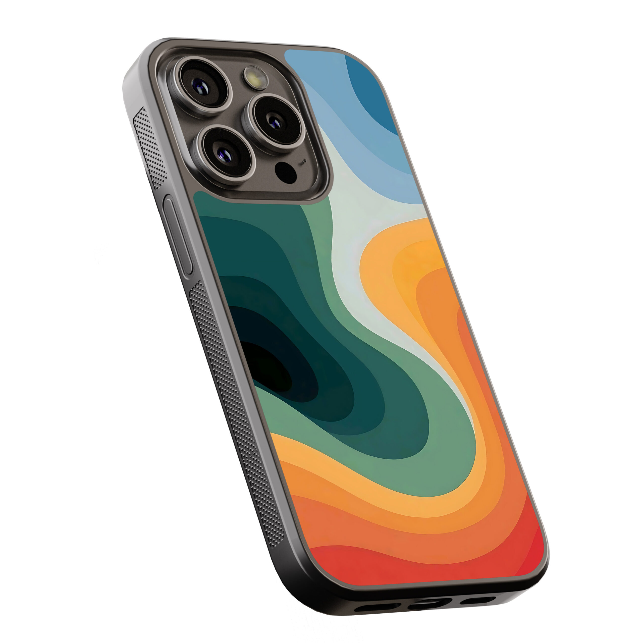 Θήκη iPhone “Retro Color Waves”