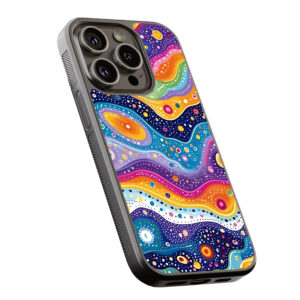 Θήκη iPhone “Rainbow Galaxy Flow”