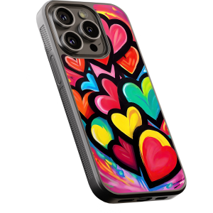 Θήκη iPhone “Pop Art Hearts”