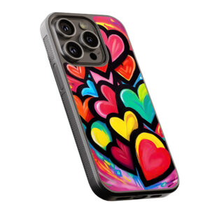 Θήκη iPhone “Pop Art Hearts”