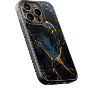 Θήκη iPhone “Midnight Gold Marble”