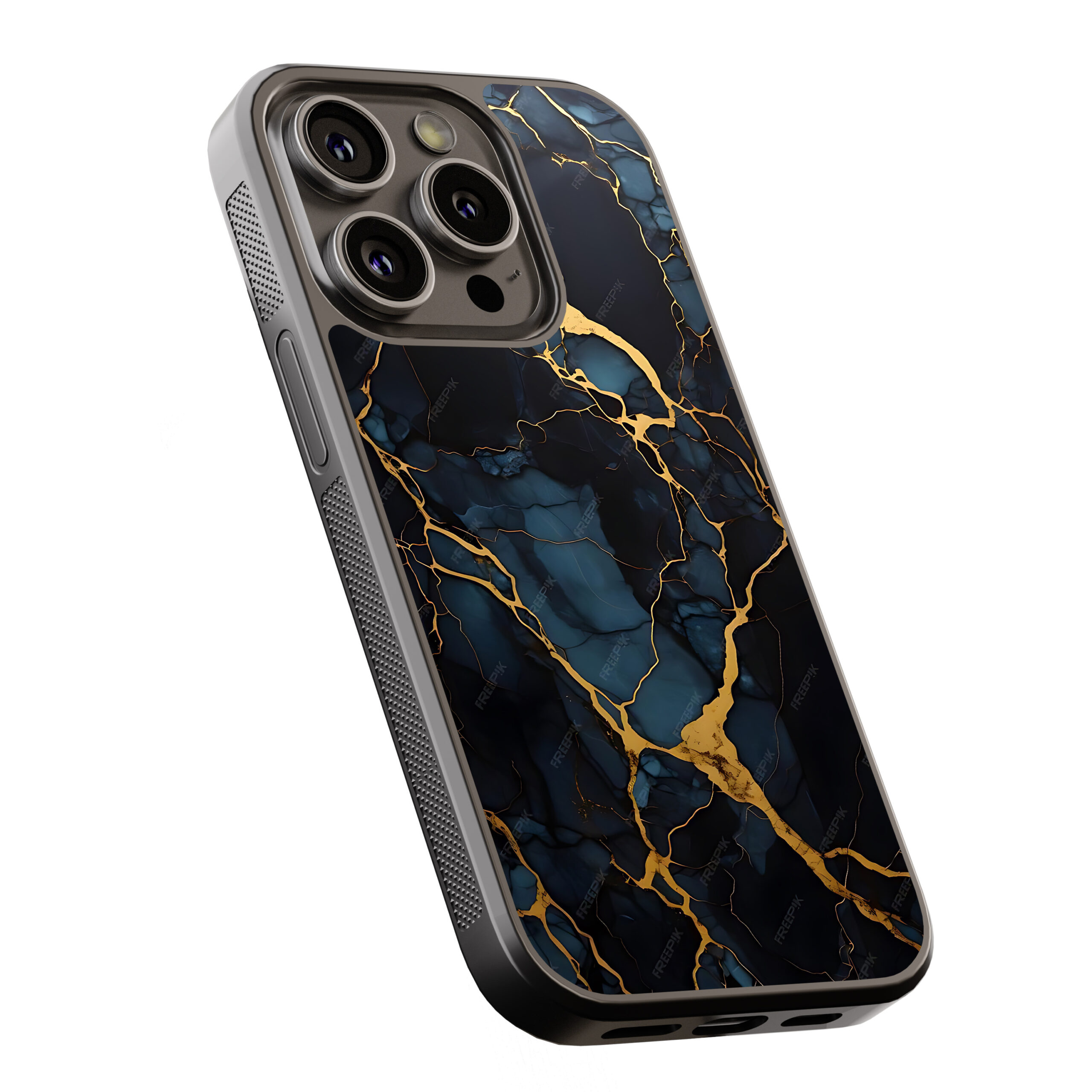 Θήκη iPhone “Midnight Gold Marble”