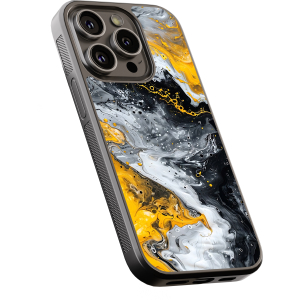 Θήκη iPhone “Black Gold Marble”