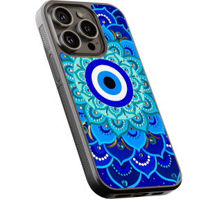 Θήκη iPhone “Blue Evil Eye Mandala”