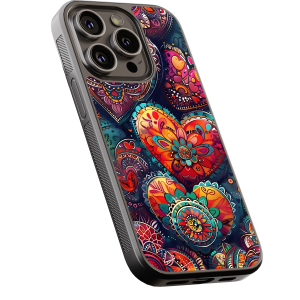Θήκη iPhone “Mandala Hearts”