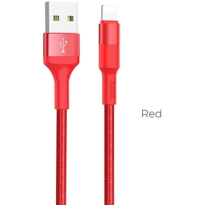 HOCO X26 ΚΑΛΩΔΙΟ LIGHTNING ΦΟΡΤΙΣΗΣ & DATA 1m, RED