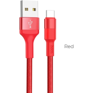 HOCO X26 ΚΑΛΩΔΙΟ TYPE-C ΦΟΡΤΙΣΗΣ & DATA 1m, RED