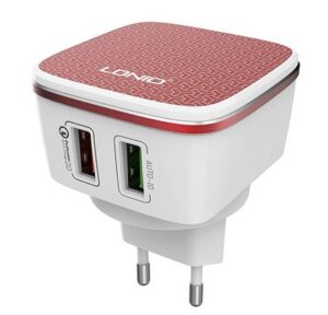 LDNIO A2405Q ΦΟΡΤΙΣΤΗΣ QC2.0 2 PORTS + 1M MICRO USB CABLE, 18W