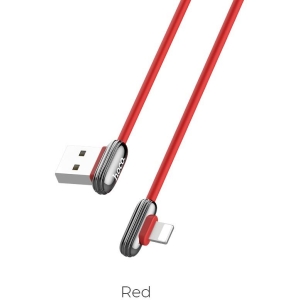 HOCO U60 SOUL SECRET CHARGING DATA CABLE FOR LIGHTNING, ΚΟΚΚΙΝΟ