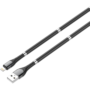 LDNIO ΚΑΛΩΔΙΟ ΦΟΡΤΙΣΗΣ LS511 ΜΕ ΜΑΓΝΗΤΕΣ, MICRO USB, ΜΑΥΡΟ