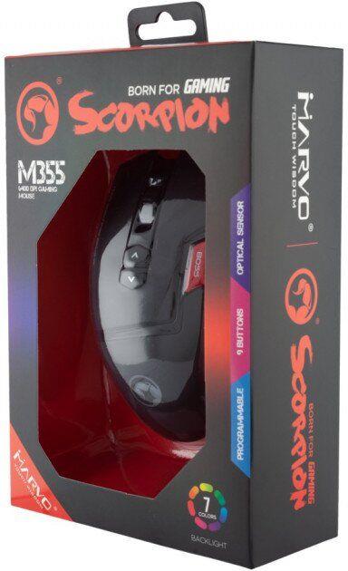 MARVO M355 ΕΝΣΥΡΜΑΤΟ GAMING ΠΟΝΤΙΚΙ - Image 4