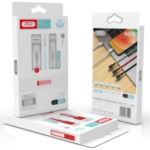 XO NB-Q166 5A ΚΑΛΩΔΙΟ ΦΟΡΤΙΣΗΣ FAST CHARGING TYPE-C ΜΑΥΡΟ.