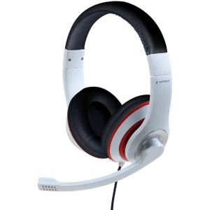 GEMBIRD HEADSET ΛΕΥΚΟ/ΚΟΚΚΙΝΟ MHS-003