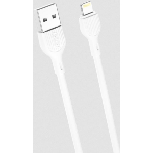 XO NB200 ΚΑΛΩΔΙΟ ΦΟΡΤΙΣΗΣ 2.1A LIGHTNING, ΛΕΥΚΟ, 1m