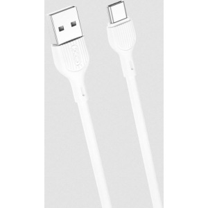 XO NB200 ΚΑΛΩΔΙΟ ΦΟΡΤΙΣΗΣ 2.1A TYPE-C, ΛΕΥΚΟ, 1m