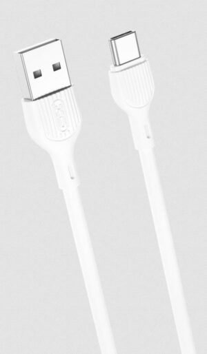 XO NB200 ΚΑΛΩΔΙΟ ΦΟΡΤΙΣΗΣ 2.1A TYPE-C, ΛΕΥΚΟ, 1m