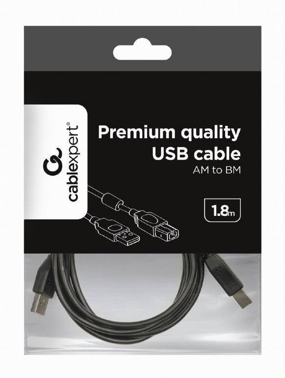 CABLEXPERT PREMIUM ΚΑΛΩΔΙΟ USB 2.0 A-PLUG ΣΕ B-PLUG 1.8m