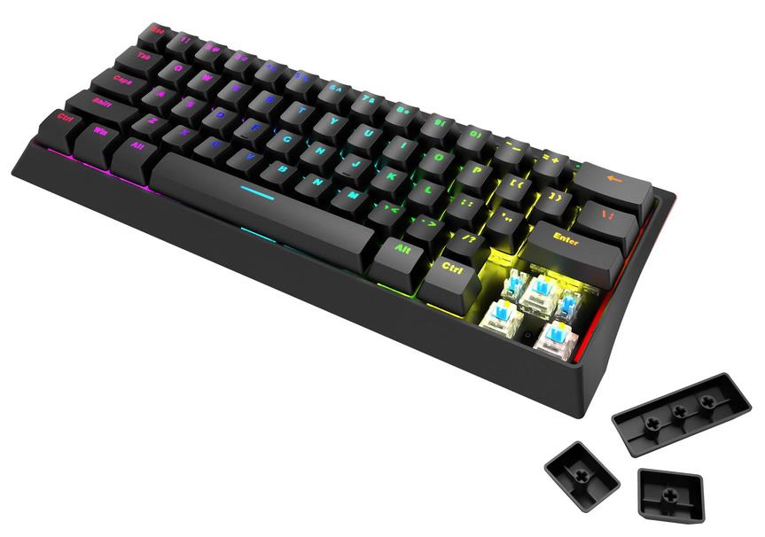 MARVO KG962 GAMING RGB ΜΗΧΑΝΙΚΟ ΠΛΗΚΤΡΟΛΟΓΙΟ, ΜΑΥΡΟ - Image 2