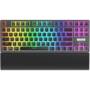 MARVO KG946 GAMING RGB ΜΗΧΑΝΙΚΟ ΠΛΗΚΤΡΟΛΟΓΙΟ, ΚΟΚΚΙΝΟΙ ΔΙΑΚΟΠΤΕΣ
